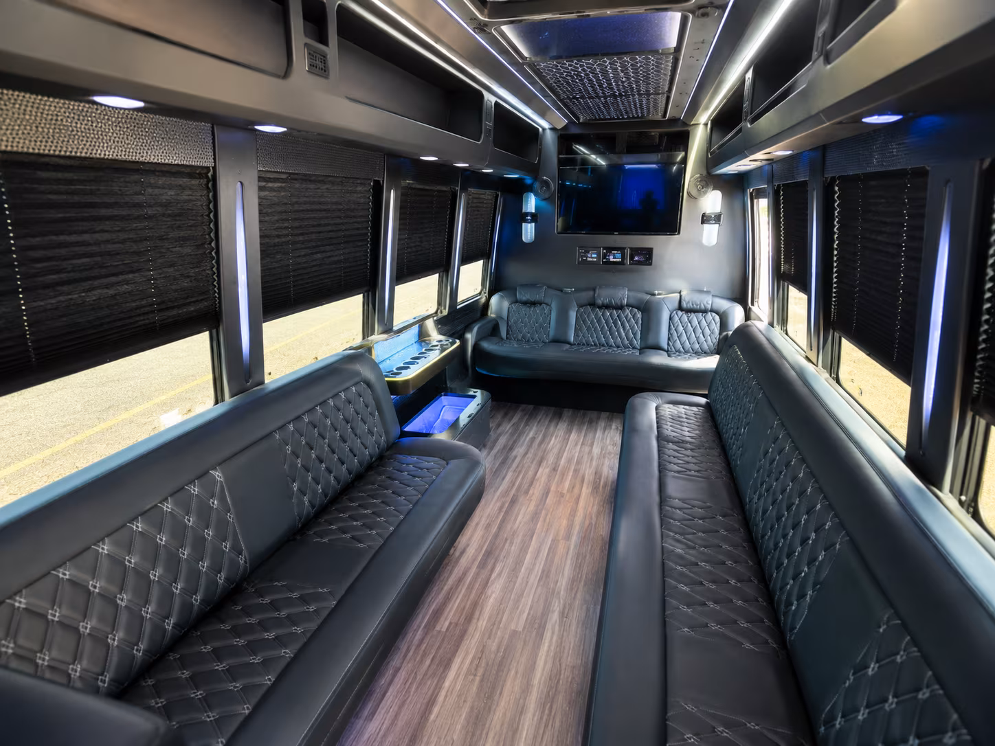 hampton corporate party bus rental