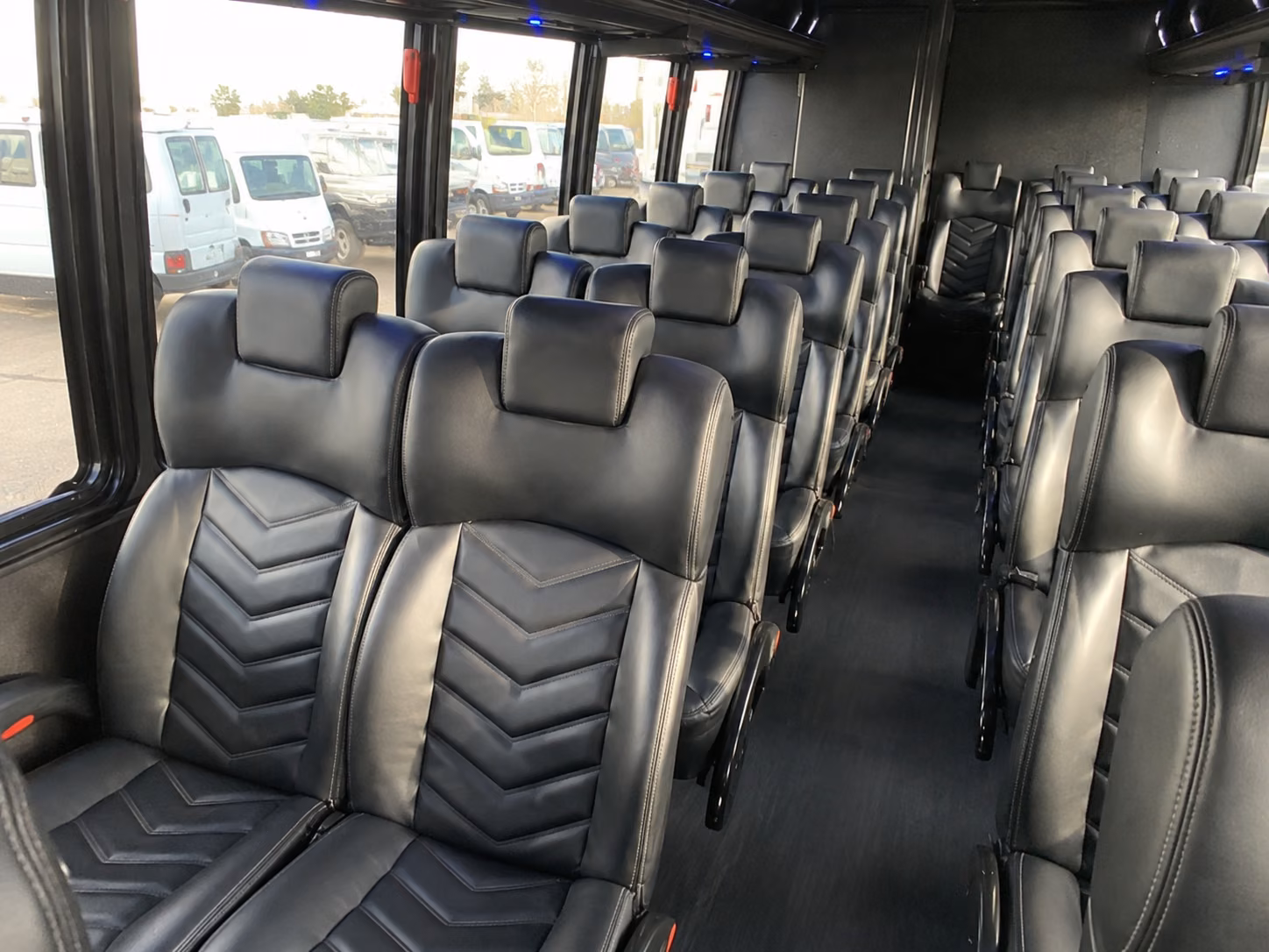 hampton long distance transportation onboard seating