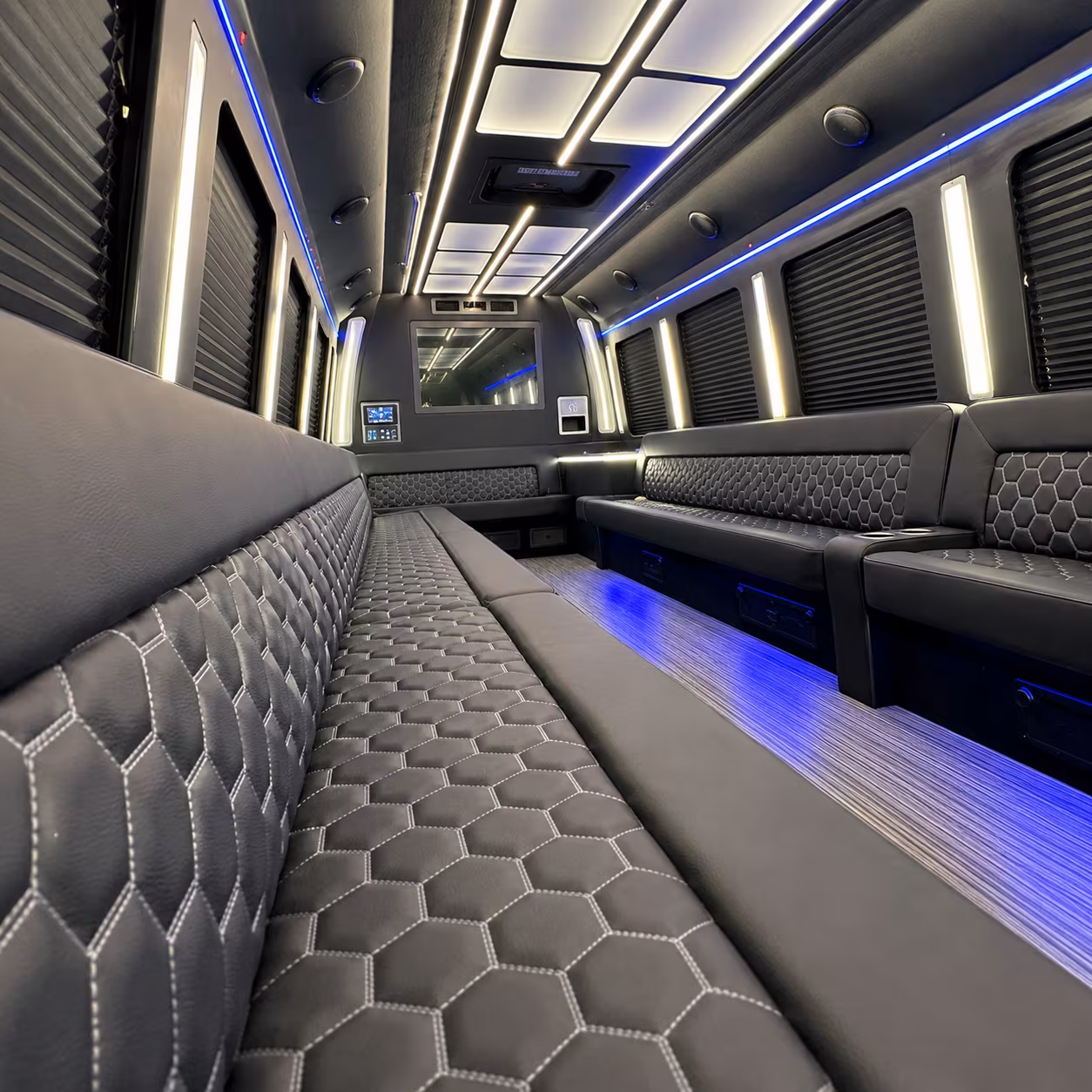 hampton party bus rentals inside