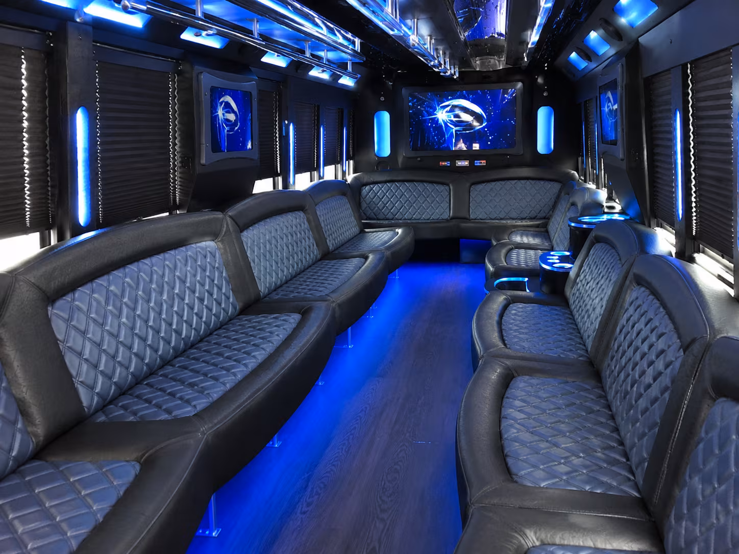hampton wedding party bus rental